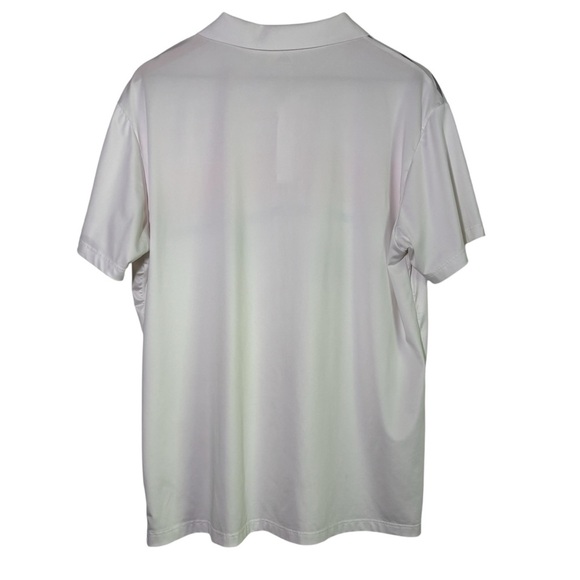 SCODI Men's Golf Polo Shirt Large Stripes Short Sleeve Quick Dry Lightweight - Picture 2 of 6